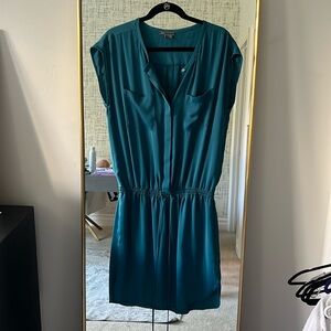 Vince cinched waist dress
